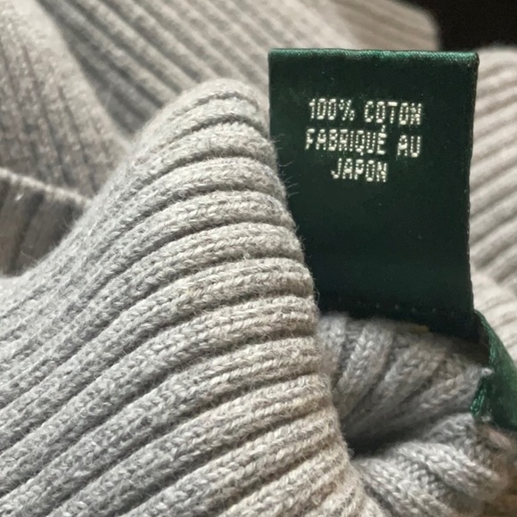 “LAUREN” RIBBED GREY LONG SLEEVED TURTLENECK. - Picture 14 of 14